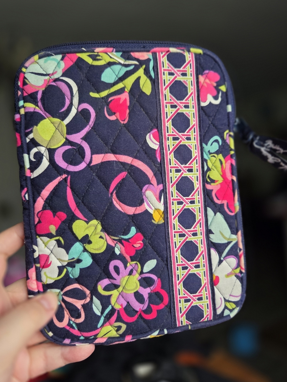 Vera Bradley Tablet Sleeve in retired Ribbons